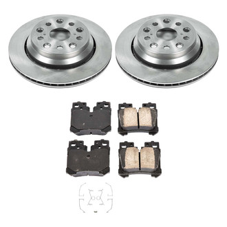Callahan Brake Parts® - Plain Rear Brake Kit
