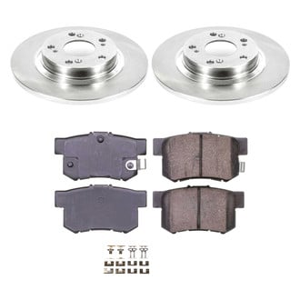 Callahan Brake Parts® K017664 - Plain Rear Brake Kit