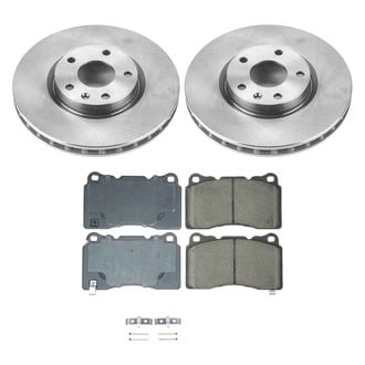 Callahan Brake Parts® - Plain Front Brake Kit