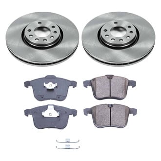 Callahan Brake Parts® - Plain Front Brake Kit