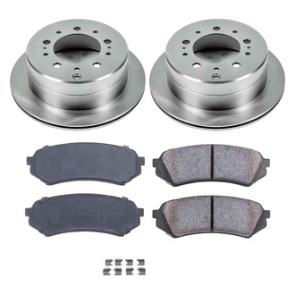 Callahan Brake Parts® - Plain Rear Brake Kit