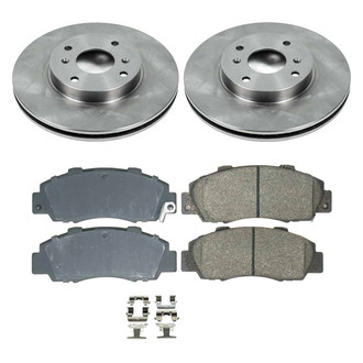 Callahan Brake Parts® - Plain Front Brake Kit