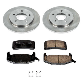 Callahan Brake Parts® - Plain Rear Brake Kit