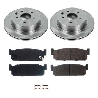 Callahan Brake Parts® - Plain Rear Brake Kit