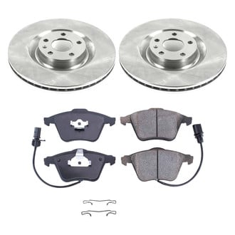 Callahan Brake Parts® - Plain Front Brake Kit