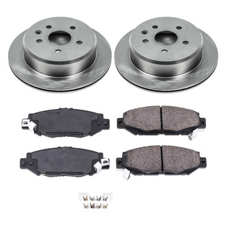 Callahan Brake Parts® - Plain Rear Brake Kit