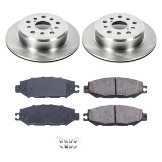 Callahan Brake Parts® - Plain Rear Brake Kit