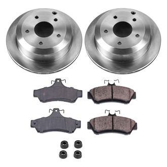 Callahan Brake Parts® - Plain Rear Brake Kit
