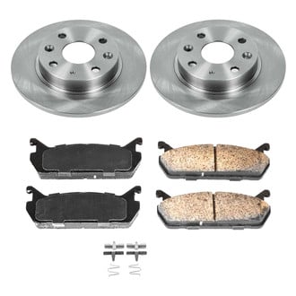 Callahan Brake Parts® - Plain Rear Brake Kit