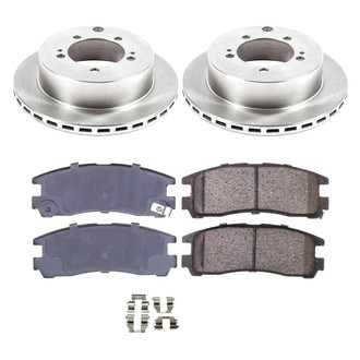 Callahan Brake Parts® - Plain Rear Brake Kit