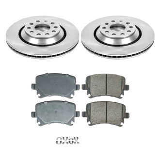 Callahan Brake Parts® - Plain Rear Brake Kit