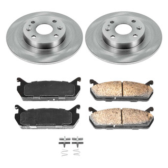 Callahan Brake Parts® K017751 - Plain Rear Brake Kit