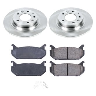 Callahan Brake Parts® - Plain Rear Brake Kit