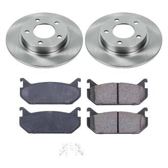 Callahan Brake Parts® - Plain Rear Brake Kit