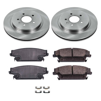 Callahan Brake Parts® - Plain Rear Brake Kit