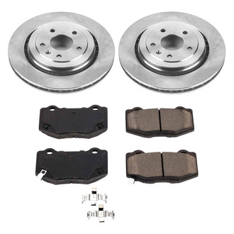 Callahan Brake Parts® - Plain Rear Brake Kit
