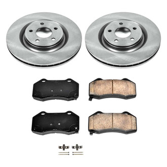 Callahan Brake Parts® - Plain Front Brake Kit