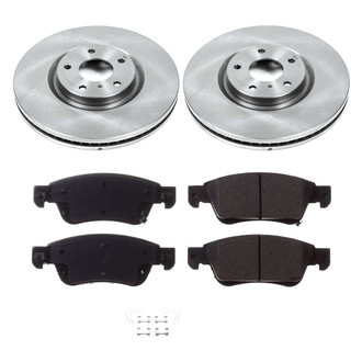 Callahan Brake Parts® - Plain Front Brake Kit