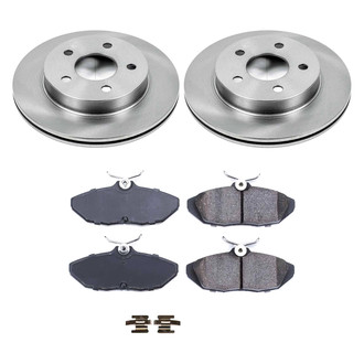 Callahan Brake Parts® - Plain Rear Brake Kit