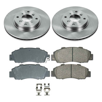 Callahan Brake Parts® - Plain Front Brake Kit