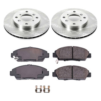 Callahan Brake Parts® - Plain Front Brake Kit