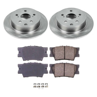 Callahan Brake Parts® - Plain Rear Brake Kit