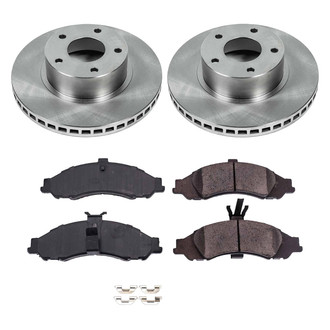 Callahan Brake Parts® K017800 - Plain Front Brake Kit