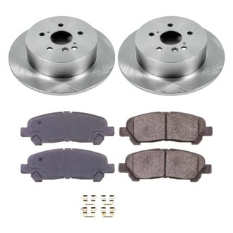 Callahan Brake Parts® - Plain Rear Brake Kit