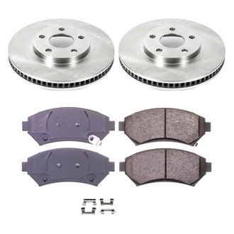 Callahan Brake Parts® - Plain Front Brake Kit