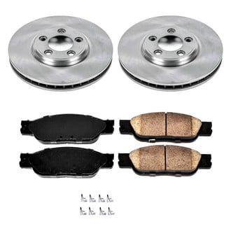 Callahan Brake Parts® - Plain Front Brake Kit