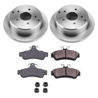 Callahan Brake Parts® - Plain Rear Brake Kit