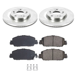 Callahan Brake Parts® - Plain Front Brake Kit
