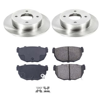Callahan Brake Parts® - Plain Rear Brake Kit