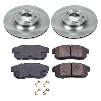 Callahan Brake Parts® - Plain Rear Brake Kit