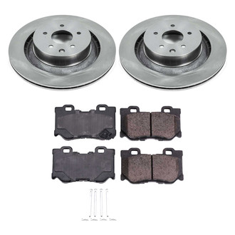 Callahan Brake Parts® - Plain Rear Brake Kit