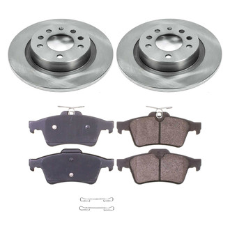 Callahan Brake Parts® - Plain Rear Brake Kit