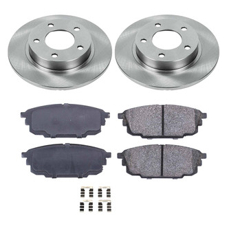Callahan Brake Parts® - Plain Rear Brake Kit