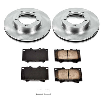 Callahan Brake Parts® - Plain Front Brake Kit