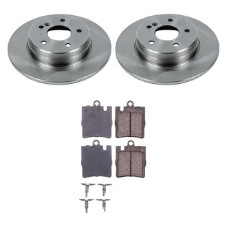 Callahan Brake Parts® - Plain Rear Brake Kit