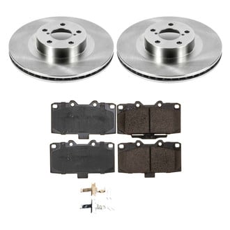 Callahan Brake Parts® - Plain Front Brake Kit