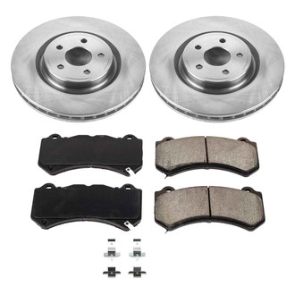 Callahan Brake Parts® - Plain Front Brake Kit