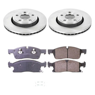 Callahan Brake Parts® - Plain Front Brake Kit