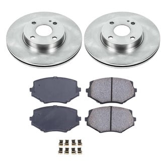 Callahan Brake Parts® - Plain Front Brake Kit