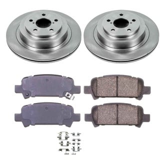 Callahan Brake Parts® - Plain Rear Brake Kit