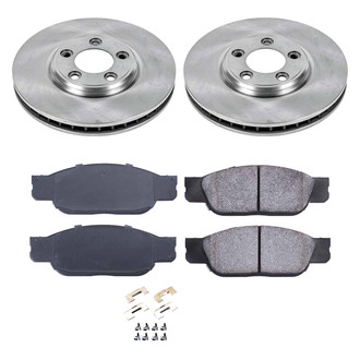 Callahan Brake Parts® - Plain Front Brake Kit