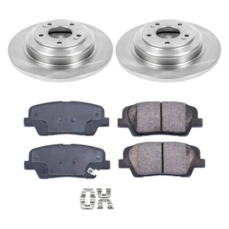 Callahan Brake Parts® - Plain Rear Brake Kit