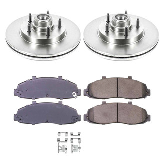 Callahan Brake Parts® - Plain Front Brake Kit