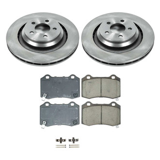 Callahan Brake Parts® - Plain Rear Brake Kit