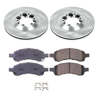 Callahan Brake Parts® - Plain Front Brake Kit