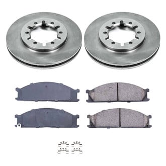 Callahan Brake Parts® - Plain Front Brake Kit